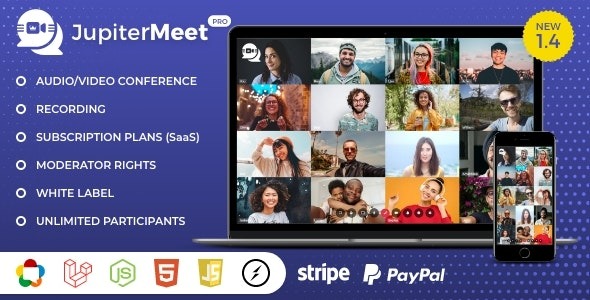 JupiterMeet Pro (v1.8.5) 白标视频会议系统