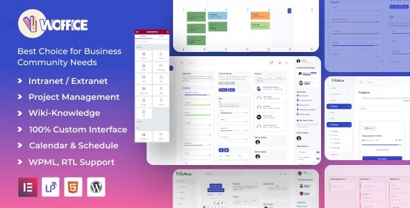 Woffice (v5.4.23) 多功能内网外网WordPress主题