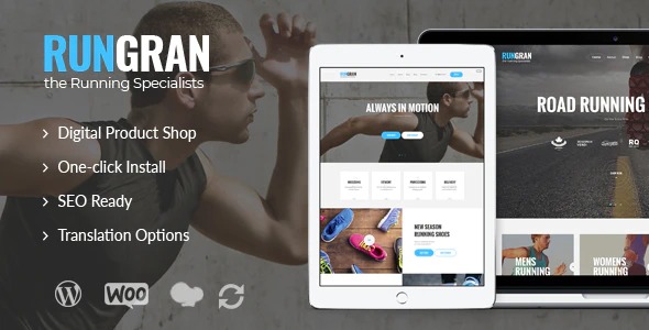 Run Gran (v1.1.7) 运动服饰装备商店WordPress主题