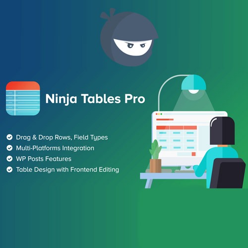 Ninja Tables Pro v5.0.18 - WordPress专业表格插件