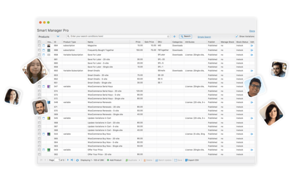 Smart Manager for WooCommerce PRO (v8.60.0) - WooCommerce批量编辑和库存管理插件
