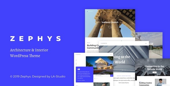 Zephys (v1.2.8) 建筑与室内设计WordPress主题