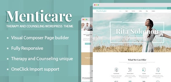 Menticare v1.5.1 治疗与咨询WordPress主题