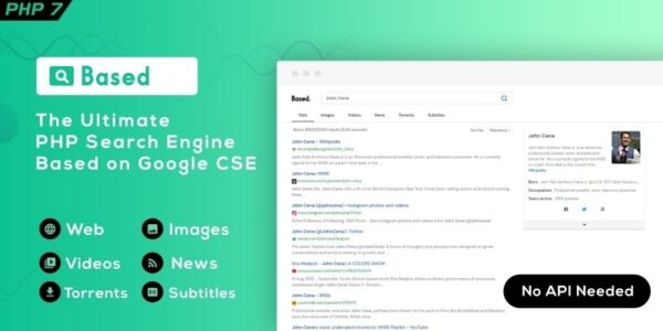 Based v1.0.1 - Google CSE PHP搜索引擎脚本