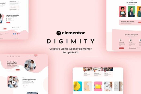 Digimity – 创意数字机构Elementor模板套件