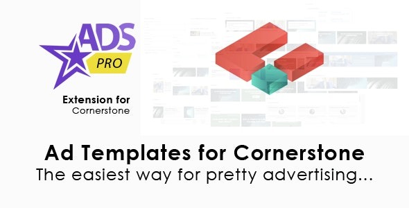 ADS PRO v1.0.1 广告模板，Cornerstone扩展插件 - 专业广告设计与展示解决方案