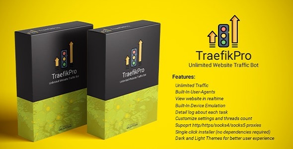 Mass traffic bot - TraefikPro - 无限网站访客流量机器人 2021年9月29日