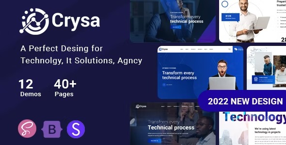 Crysa v1.0.5 IT解决方案模板 - 专业IT服务网站主题