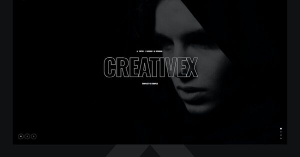 Creativex – 一款大胆的作品集模板（WordPress主题）