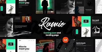 Ramio - 简洁即将上线与着陆页模板（Clean Coming Soon and Landing Page Template）