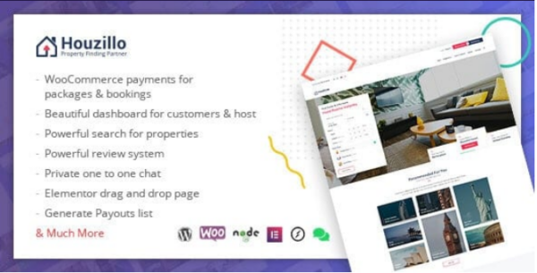 Houzillo v1.0.6 Bookings and Rental WordPress Theme - 预订和租赁WordPress主题