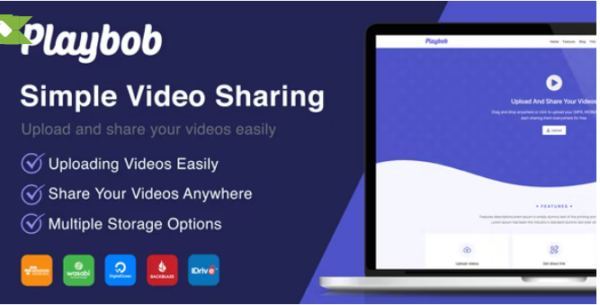 Playbob v1.1 Simple Video Sharing - 简单视频分享WordPress主题