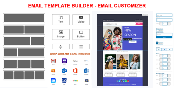 Email Template Builder v1.2.7 Email Customizer - WordPress电子邮件模板构建器与设计工具