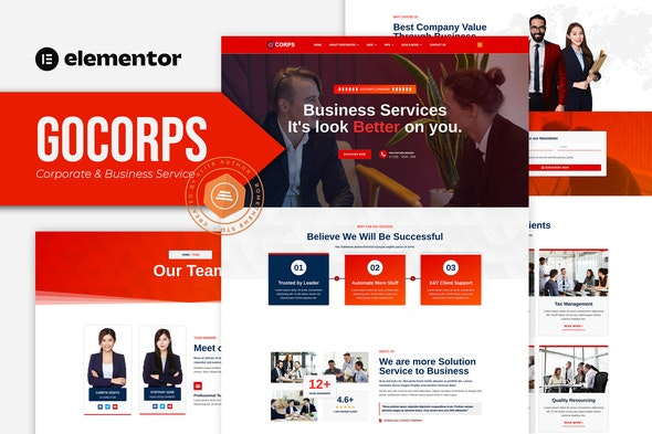 Gocorps – 企业商务服务Elementor工具包