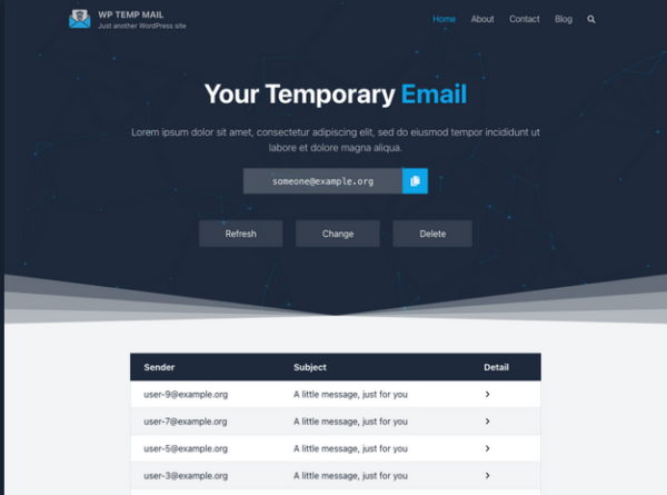 Temp Mail Professional v1.0.0 - WordPress临时邮箱专业版插件