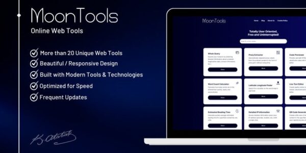 MoonTools v1.0 在线网页工具集合