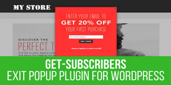 Get Subscribers v1.8.0 WordPress退出弹窗插件