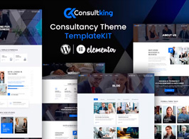 Consultking – Business Elementor Template Kit | 商业咨询Elementor模板套件