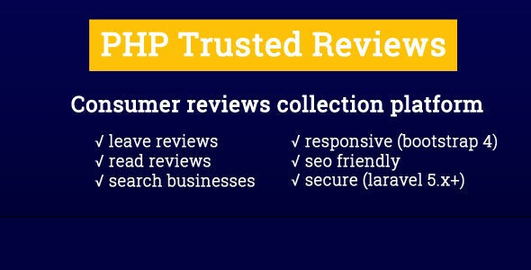 PHP Trusted Reviews v1.3.2 - 专业可信的PHP评论系统插件