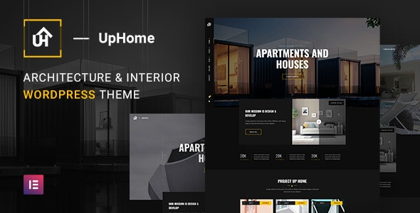 UpHome v4.0.1 现代建筑WordPress主题 - 专业设计与响应式布局