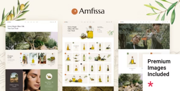 Amfissa v1.1 Organic Olive Shop Theme - 有机橄榄商店WordPress主题