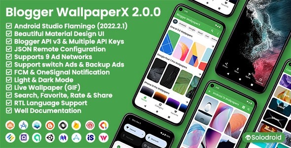 Blogger WallpaperX – Blogger API v3 v1.0.0 - 博客壁纸和API集成工具