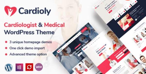 Cardioly v2.8 Cardiologist and Medical WordPress Theme - 心脏病学和医疗WordPress主题