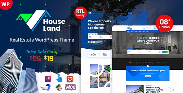 Houseland v1.2 – 房地产WordPress主题