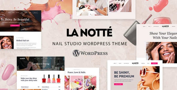 LaNotte v1.0 美甲沙龙WordPress主题 - 专业美甲网站设计
