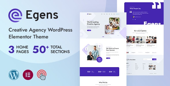 Egens v1.0 – 创意机构WordPress主题