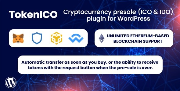 TronICO v1.0.1 TRC20 token presale (ICO & IDO) plugin for WordPress - 专业TRC20代币预售WordPress插件