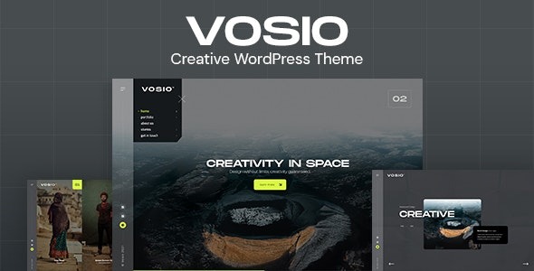 Vosio v1.1 Creative WordPress Portfolio - 创意作品集WordPress主题