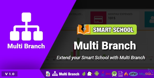 Smart School Multi Branch v1.0 - 智能学校多校区管理系统