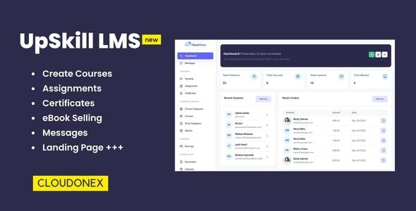 UpSkill LMS v2.1 学习管理系统 - 在线教育平台WordPress主题