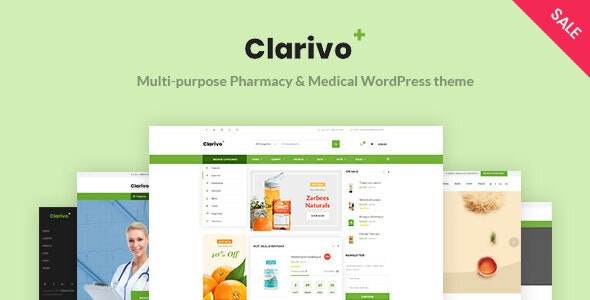 Clarivo v1.5.6 – 药房和医疗WordPress主题