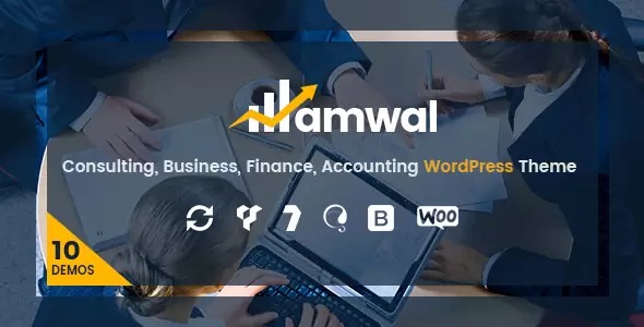 Amwal v1.3.8 咨询金融 WordPress 主题 - 专业商业与财务网站设计
