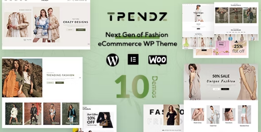 Trendz v1.0.1 时尚商店主题 - 现代电子商务网站设计