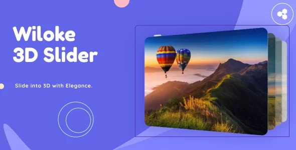 Wiloke 3D Slider Elementor Addon v1.0.1 - 3D滑块Elementor插件