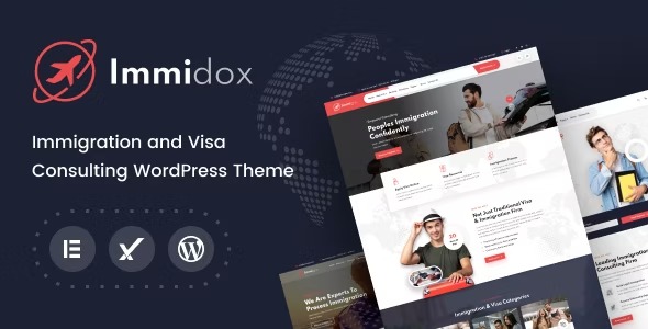 Immidox v1.0 移民WordPress主题 - 专业移民网站设计