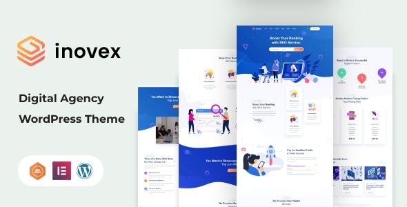 Inovex v1.0.0 SEO & Marketing Agency WordPress Theme + RTL - 专业SEO与营销机构WordPress主题
