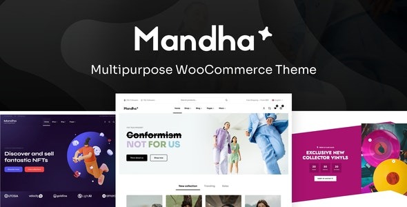 Mandha v1.2.0 多功能 WooCommerce 主题 - 适用于多用途电商网站