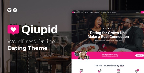 Qiupid v1.3 WordPress Dating Theme - 专业婚恋交友WordPress主题