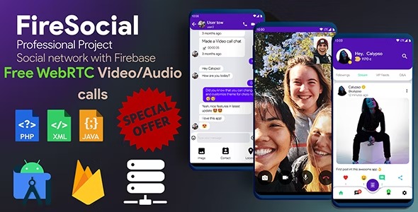 FireSocial | Firebase社交网络主题 v1.8 - 打造高效社交平台