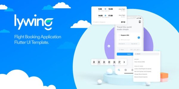 Lywing v1.0.3 Flutter UI Kit - 精美Flutter用户界面套件