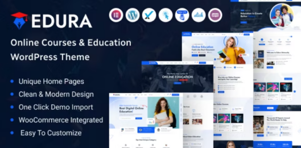 Edura v2.0.0 在线课程与教育 WordPress 主题