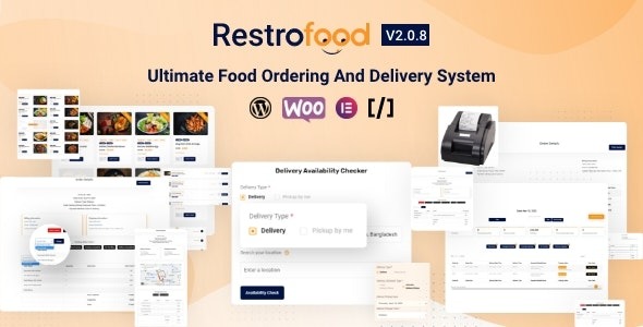 RestroFood (v1.0.1) 在线食品订购和配送WordPress插件