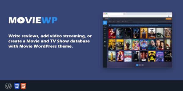 MovieWP v3.8.8 电影WordPress主题 + MovieWP 2.0导入器