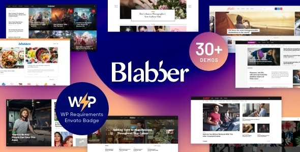 Blabber (v1.7.0) Elementor博客与新闻杂志WordPress主题