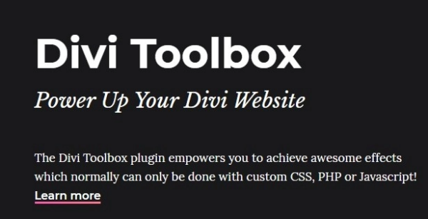 Divi Toolbox (v1.7.1) 强大的工具集，定制Divi主题的完美选择