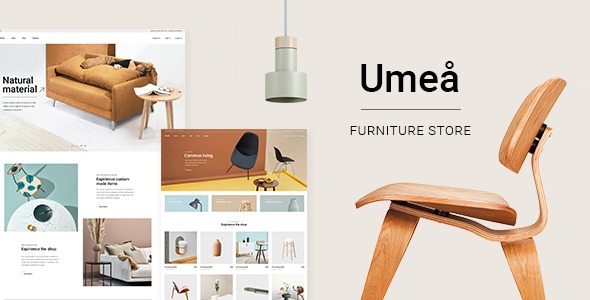 Umeå v1.5 Furniture Store - 现代家具商店WordPress主题